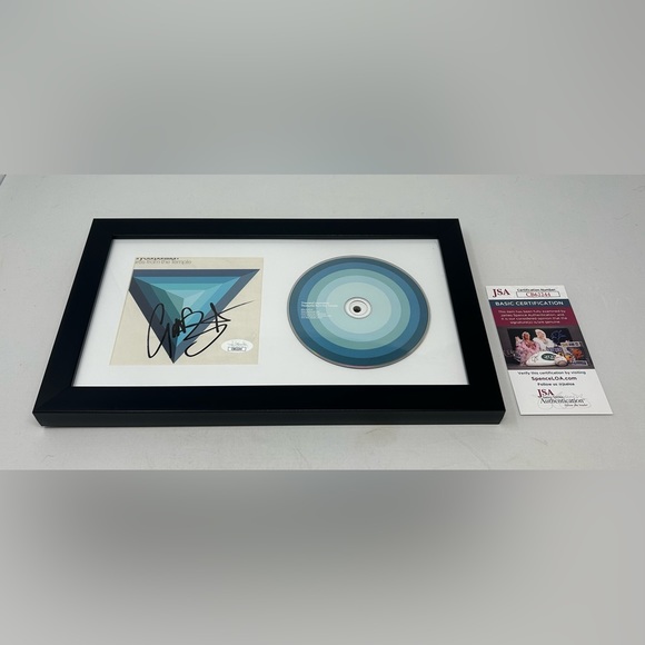 Rob Garza signed Thievery Corporation Treasures From The Temple CD Cover JSA COA